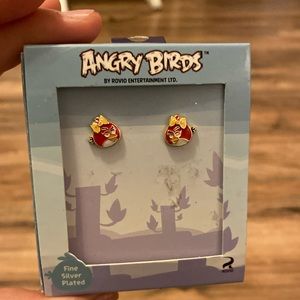 Angry birds necklace and earrings